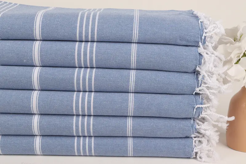 Bridesmaid Favors, Sand-free towel, 70x40 Cotton Striped Towel, Peshtemal beach towel with unique design, Bath towel, Monogram Turkish Towel - 3
