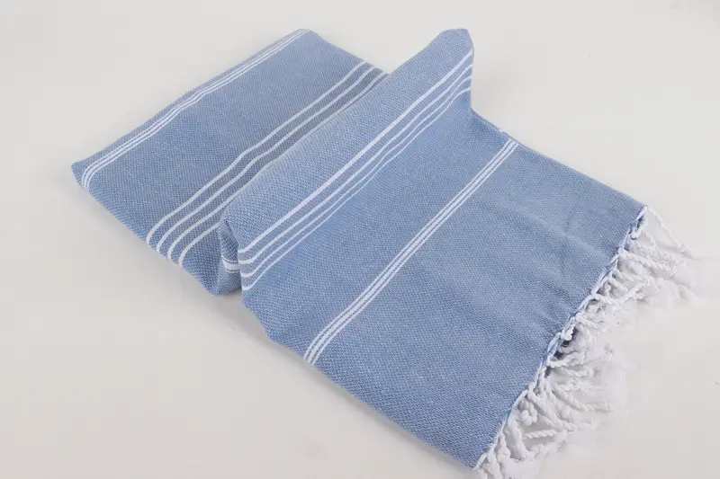Bridesmaid Favors, Sand-free towel, 70x40 Cotton Striped Towel, Peshtemal beach towel with unique design, Bath towel, Monogram Turkish Towel - 6