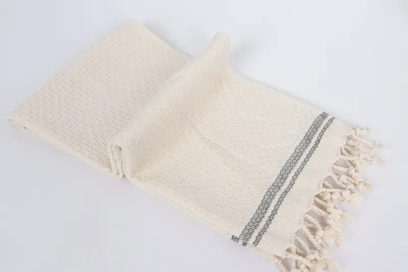 Bridesmaid Gifts, 38x18 Cotton Striped Towel, Monogram Hand Towel, Spa Towel, Gym Towel, Valentines Day Gift, Monogrammed Hand Towel, Handmade Gift - 6