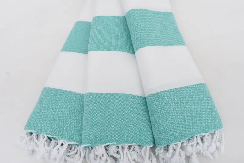 Brautjungferngeschenk, 70x40 Baumwollstreifentuch, Hochzeitstuch, Brautduschengeschenke, Strandthema Hochzeitsgeschenk, monogrammiertes Strandtuch, Hochzeitsgeschenk - 3