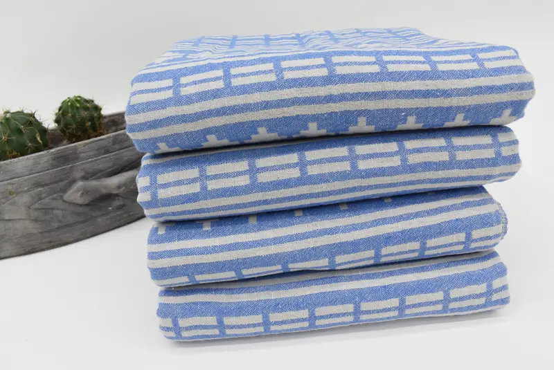 70x40 Linen Kilim Design Towel, Housewarming Gift, Eco-Friendly Turkish Towel, Monogram Towels, Bachelorette Gifts, Gift For Mom, Quick-dry towel - 7