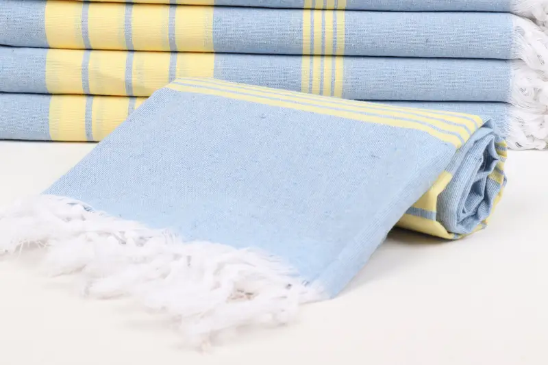 Organic Beach Towel, 68x36 Cotton Striped Towel, Personalized Gift, Best Friend Christmas Gift, Turkish towel, Girls Weekend Favors, Bachelor Gifts - 4