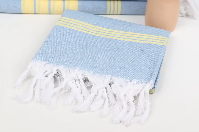 Organic Beach Towel, 68x36 Cotton Striped Towel, Personalized Gift, Best Friend Christmas Gift, Turkish towel, Girls Weekend Favors, Bachelor Gifts - 5