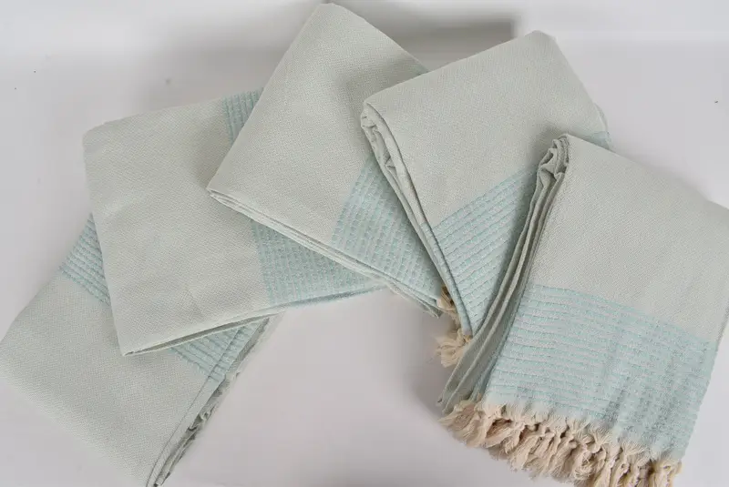 Bachelor Gift, Personalized Gifts, 96x92 Cotton Striped Towel, Beach Wedding Favor, Custom Wedding Gifts, Turkish Blanket, Wedding Hand Made Gift - 3