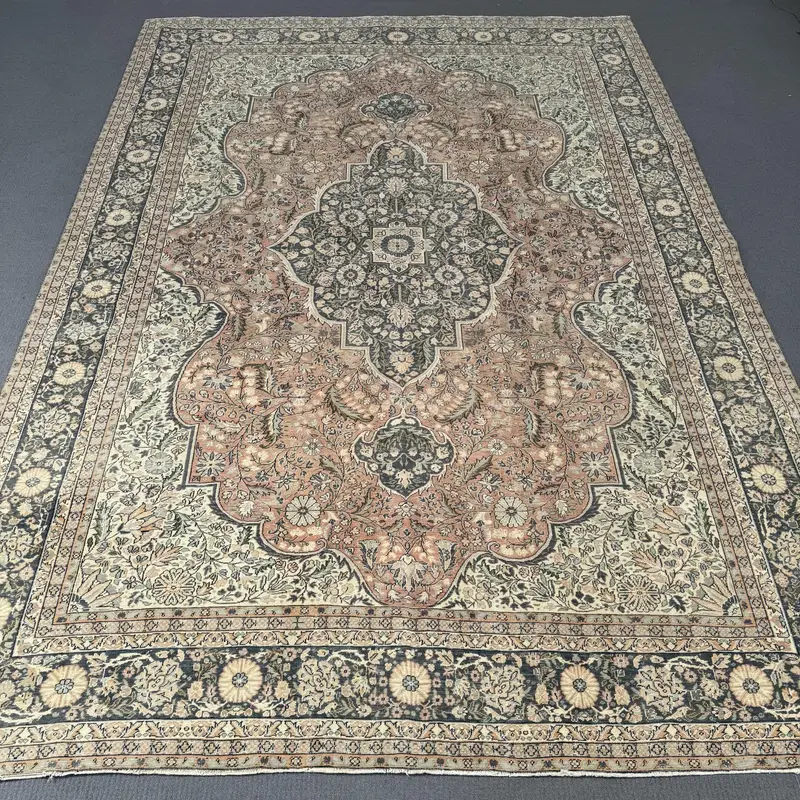 Vibrant Moroccan Rug, 0.7x11.6 ft Orange & Blue