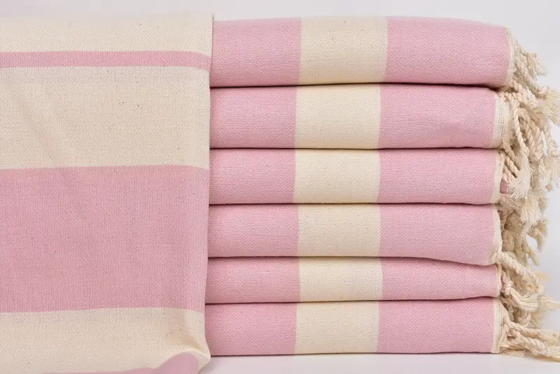 Personalized Wedding Gift, Travel Towel, Spooky Bachelorette Party Favors, 70x40 Cotton Striped Towel, Bachelor Gift, Handmade Gift, Sand-free towel - 1