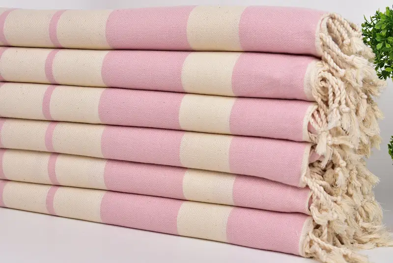 Personalized Wedding Gift, Travel Towel, Spooky Bachelorette Party Favors, 70x40 Cotton Striped Towel, Bachelor Gift, Handmade Gift, Sand-free towel - 3