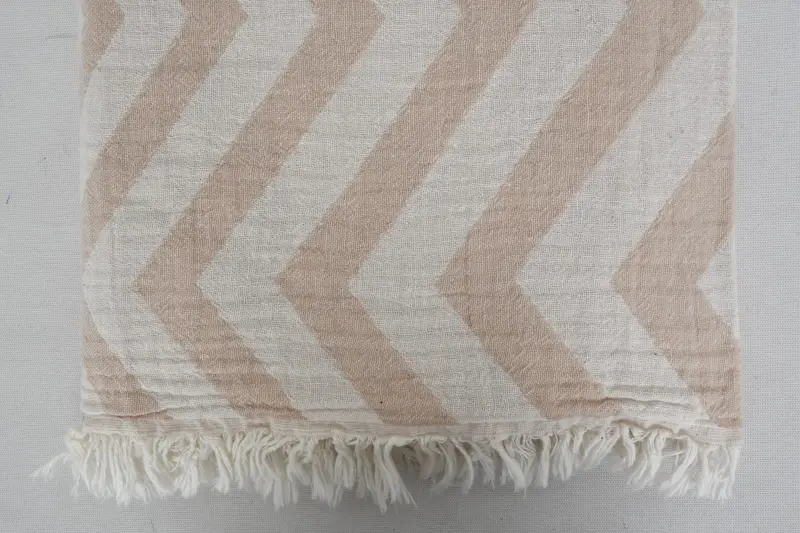 70x40 Cotton Zigzag Design Towel, Bridesmaid Favors, Monogrammed Beach Towel, Personalized Beach Towel, Custom Bath Towel, Bachelorette Party Gift - 5