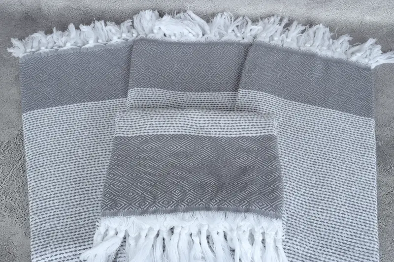 Welcome Wedding Gift, Bachelorette Party Decorations, Large Turkish Towel, 70x40 Cotton Diamond Towel, Best Friend Wedding Gift, Turkish Towel USA - 4