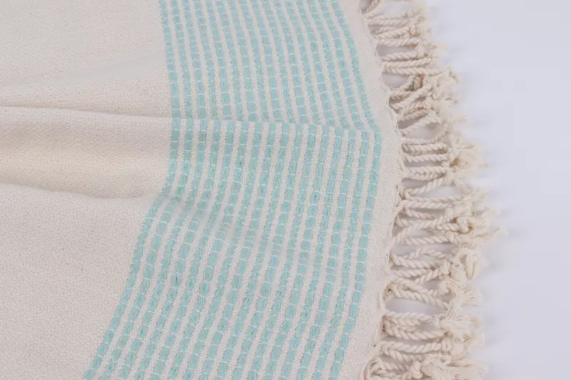 Birthday Gift, 70x36 Cotton Striped Towel, Luxury towel, Peshtemal Towel USA, Unique Wedding Gift, Gifts For Him, Organic Towel, Summer Gift - 8