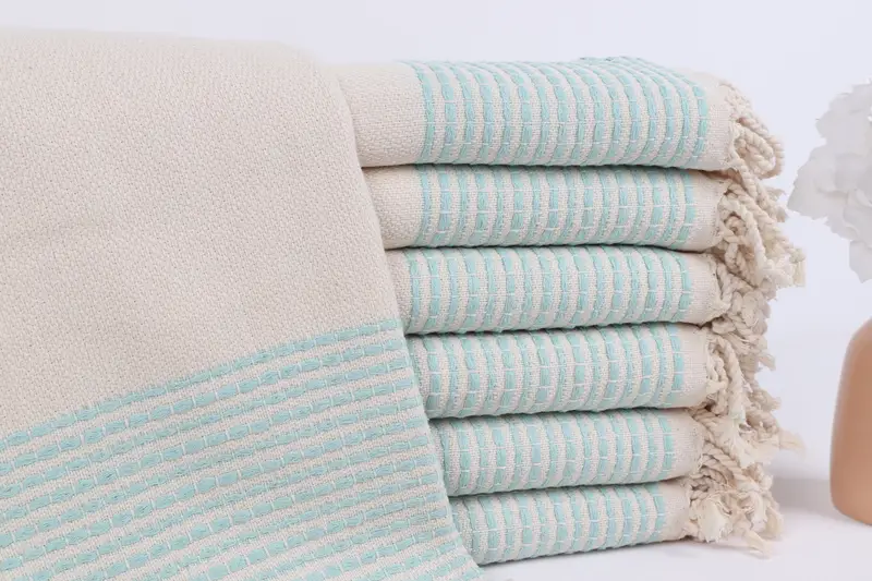 Birthday Gift, 70x36 Cotton Striped Towel, Luxury towel, Peshtemal Towel USA, Unique Wedding Gift, Gifts For Him, Organic Towel, Summer Gift - 1