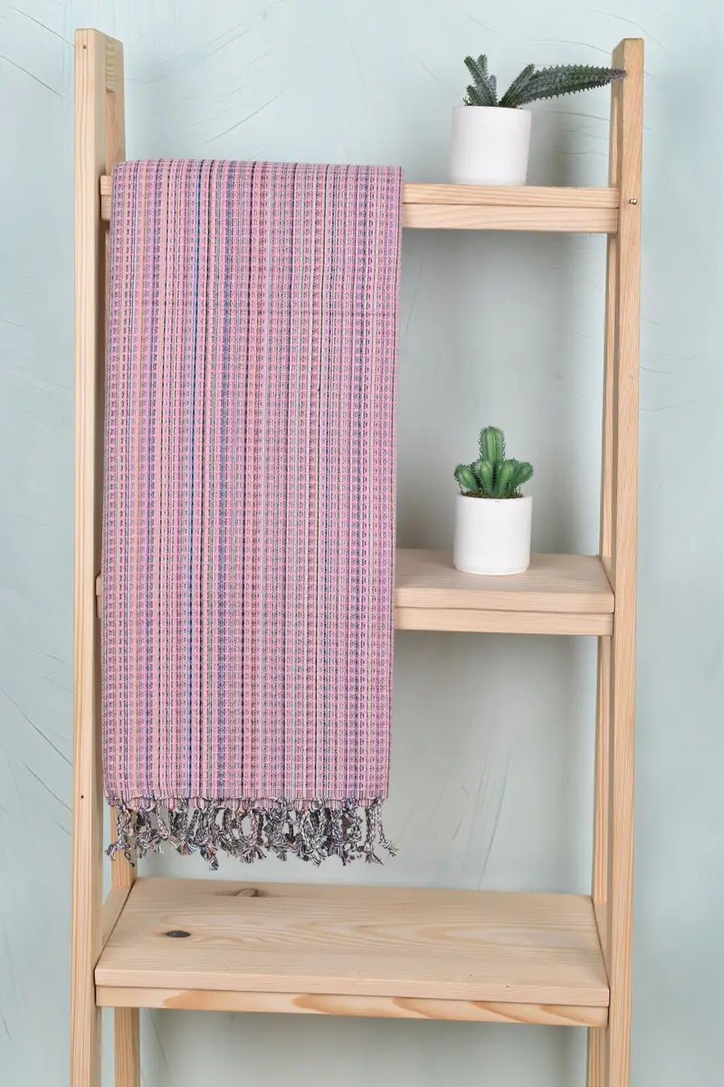 70x40 Cotton Geometric Towel, Bridal Shower Gift, Beach Towel Gift, Peshtemal Towel USA, Family Gift, Housewarming Gift, Monogrammed Beach Towel - 8