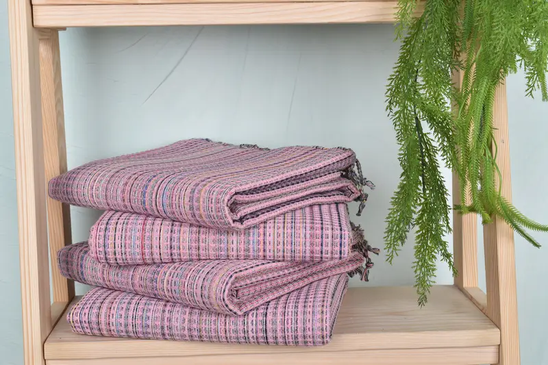 70x40 Cotton Geometric Towel, Bridal Shower Gift, Beach Towel Gift, Peshtemal Towel USA, Family Gift, Housewarming Gift, Monogrammed Beach Towel - 7
