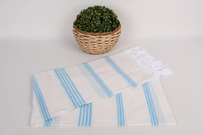 Luxury Beach Towel, Quick-Dry Beach Towel, Beach Size Towel, Custom Wedding Gifts, Summer Gift, 70x40 Cotton Striped Towel, Welcome Wedding Gift - 4
