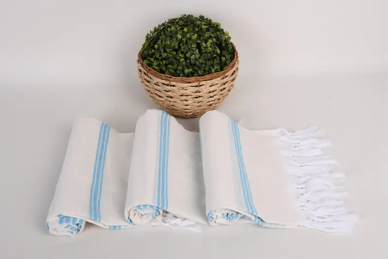 Luxury Beach Towel, Quick-Dry Beach Towel, Beach Size Towel, Custom Wedding Gifts, Summer Gift, 70x40 Cotton Striped Towel, Welcome Wedding Gift - 8