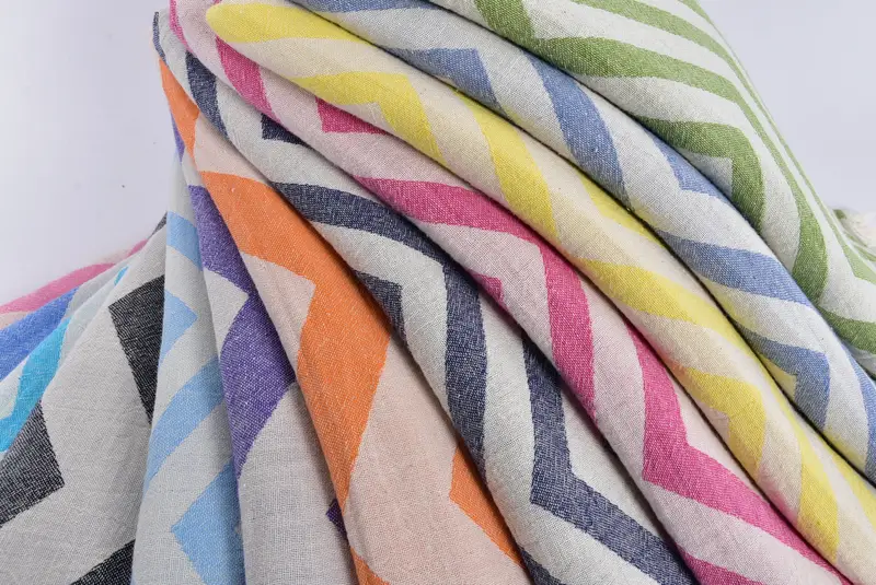 Gym Towel, Bridal Shower Gift, Gift For Mom, Custom Wedding Gift, Beach Theme Wedding Gift, Embroidered Towel, 70x40 Cotton Zigzag Design Towel - 7