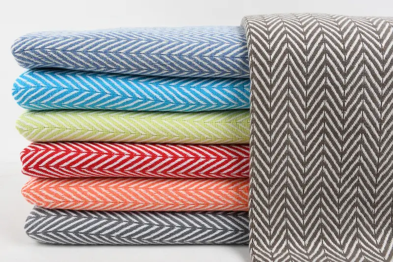 Valentines Day Gift For Her, Wedding Gift Ideas, Best Beach Towel, Personalized Wedding Gift, 68x40 Cotton Zig zag Towel, Monogram Turkish Towel - 1