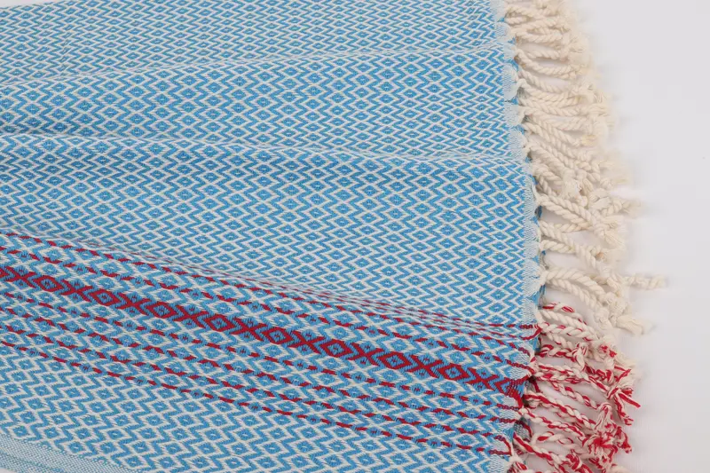 Custom Gift, Turkish hand towel, Organic Turkish towel, House Warming Gift, Traditional Turkish peshtemal for hammam, 70x40 Cotton Diamond Towel - 8