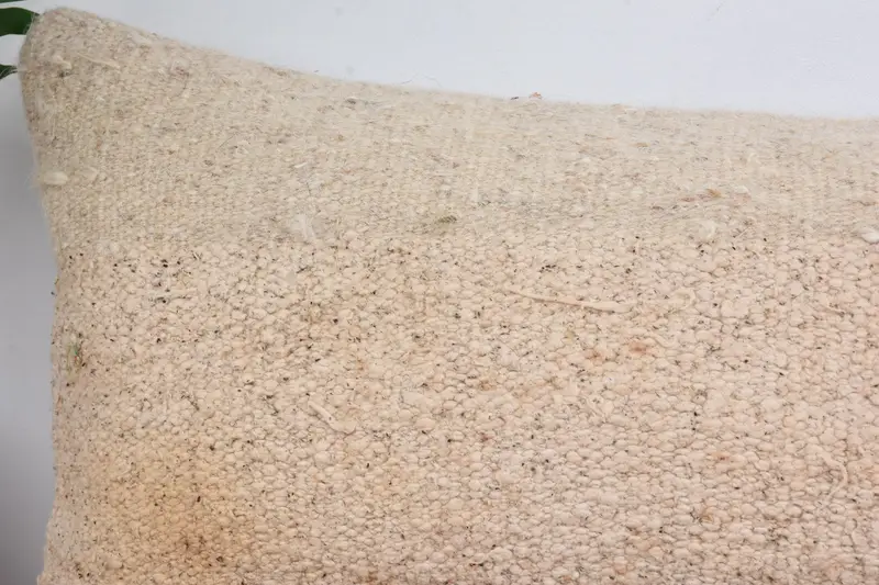 Pillow for Couch, Pillow Case, Interior Designer Pillow, 12x24 Beige Pillow Cover, Comfy Throw Cushion, Pattern Throw Pillow Cover, Kilim Pillow - 2