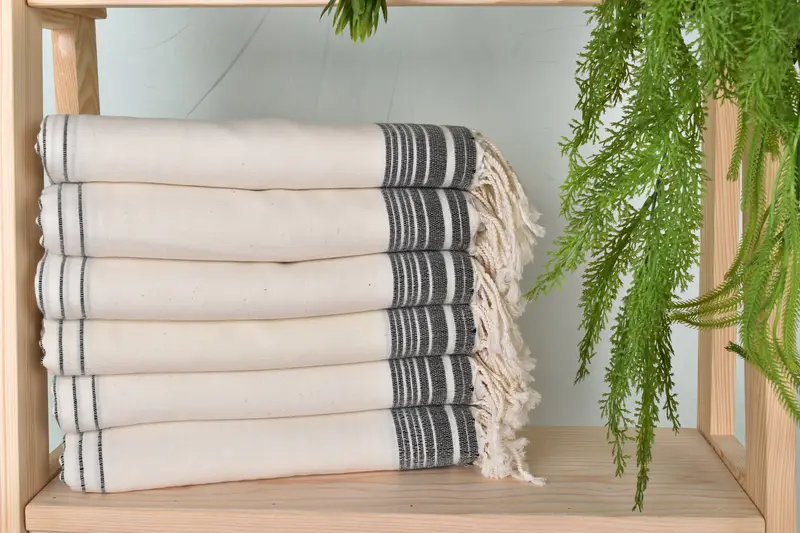 68x36 Cotton Striped Towel, Bachelorette Party Gifts Bridesmaids, Bridesmaid Gifts Personalized, Peshtemal Towel, Bachelorette Party Favors - 2