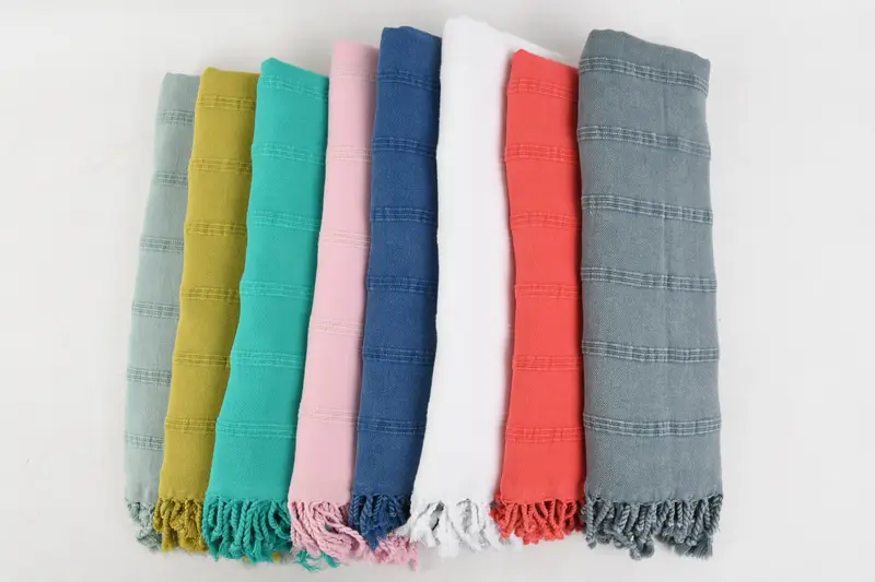 Summer Gift, Wedding Favors, Turkish Towel USA, 70x40 Cotton Stonewashed Towel, Turkish bath towel for spa, Personalised Gift, Bachelorette Towel - 4