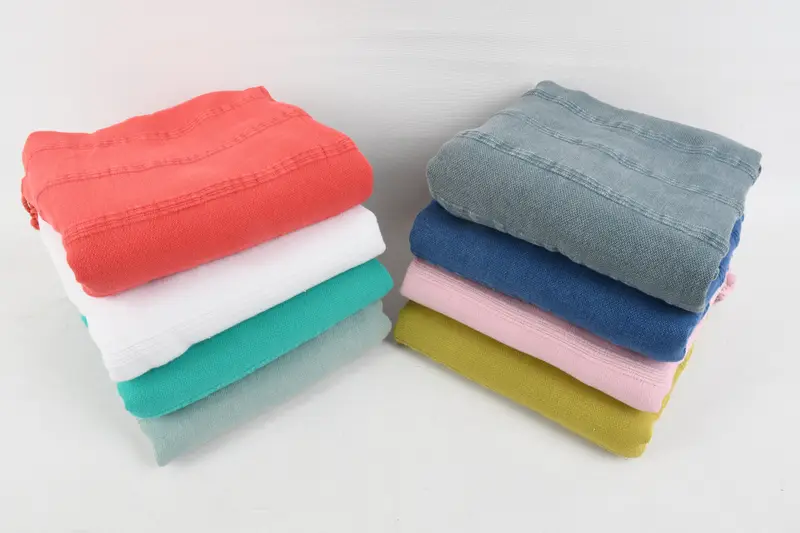Summer Gift, Wedding Favors, Turkish Towel USA, 70x40 Cotton Stonewashed Towel, Turkish bath towel for spa, Personalised Gift, Bachelorette Towel - 5