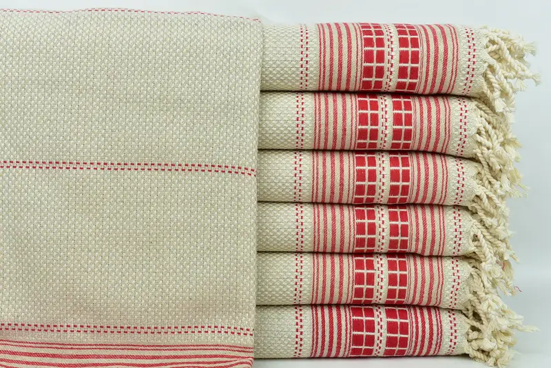 Absorbent Turkish towel, Personalized Towel, Beach Size Towel, Absorbent towel, Gym Towel, 68x40 Linen Striped Towel, Bridesmaid Gifts Personalized - 1
