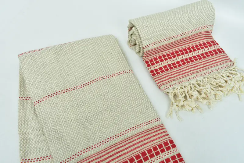 Absorbent Turkish towel, Personalized Towel, Beach Size Towel, Absorbent towel, Gym Towel, 68x40 Linen Striped Towel, Bridesmaid Gifts Personalized - 7