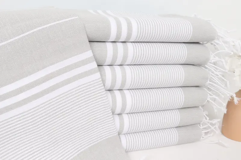 Custom Name Towel, Turkish Tea Towel, Turkish Towel Hand Towel, 40x24 Cotton Striped Towel, Wedding For Favor, Bridal Shower Gift, Wedding Gift - 1
