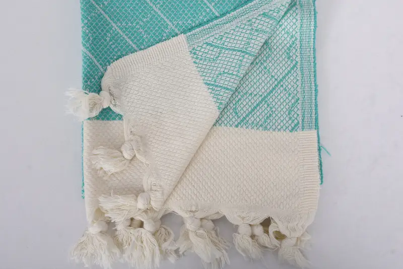 Personalized Dish Towel, 36x18 Cotton Geometric Towel, Summer Gift, Bridesmaid Gifts, Personalized Kitchen Towel, Guest Towel, Custom Gift - 8