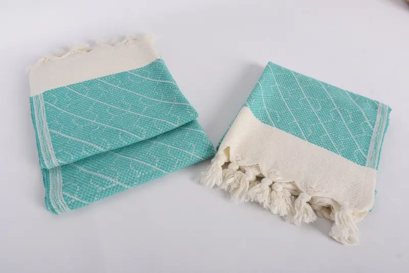 Personalized Dish Towel, 36x18 Cotton Geometric Towel, Summer Gift, Bridesmaid Gifts, Personalized Kitchen Towel, Guest Towel, Custom Gift - 7