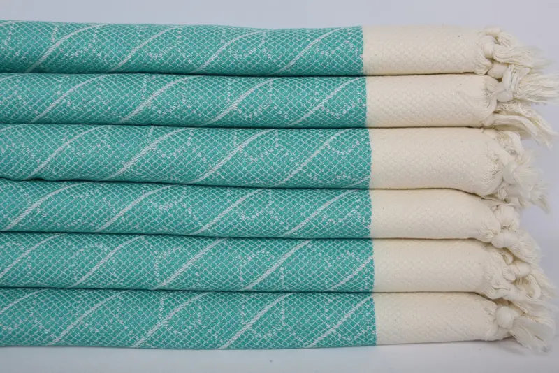 Personalized Dish Towel, 36x18 Cotton Geometric Towel, Summer Gift, Bridesmaid Gifts, Personalized Kitchen Towel, Guest Towel, Custom Gift - 3