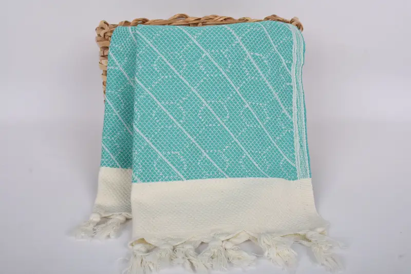 Personalized Dish Towel, 36x18 Cotton Geometric Towel, Summer Gift, Bridesmaid Gifts, Personalized Kitchen Towel, Guest Towel, Custom Gift - 5