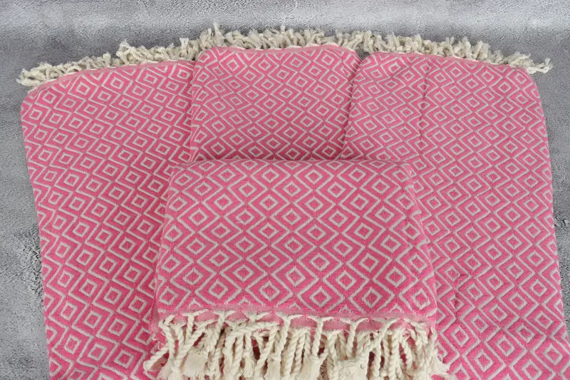 70x40 Cotton Diamond Towel, Best Beach Towel, Christmas Favors, Custom Wedding Towel, Quick-Dry Beach Towel, Absorbent Turkish towel, Summer Towel - 7