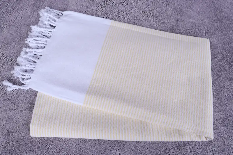 Maid Of Honor Gift, 70x36 Cotton Striped Towel, Bridesmaid Gift, Organic towel, Turkish Towel Set, Organic Cotton Towel, Lightweight Turkish towel - 6