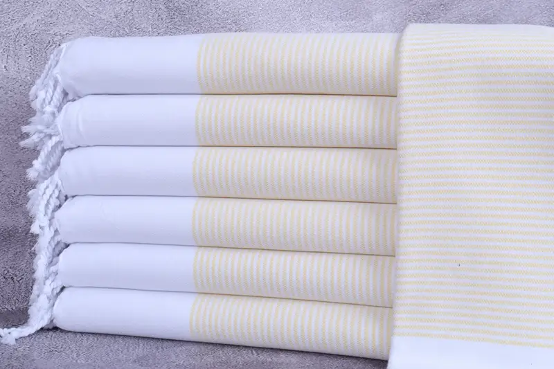 Maid Of Honor Gift, 70x36 Cotton Striped Towel, Bridesmaid Gift, Organic towel, Turkish Towel Set, Organic Cotton Towel, Lightweight Turkish towel - 1