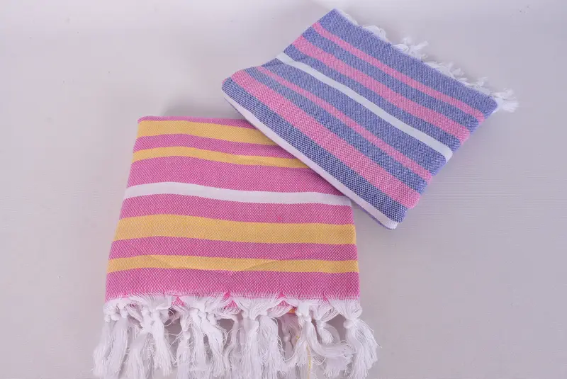 Personalized Turkish Towel, 70x40 Cotton Striped Towel, Custom Towel Beach, Monogrammed Beach Towel, Guest Towel, Personalized Gift, Employee Gifts - 6