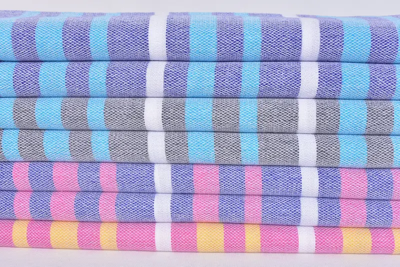 Personalized Turkish Towel, 70x40 Cotton Striped Towel, Custom Towel Beach, Monogrammed Beach Towel, Guest Towel, Personalized Gift, Employee Gifts - 2