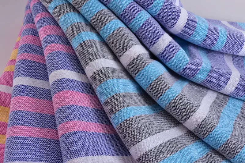 Personalized Turkish Towel, 70x40 Cotton Striped Towel, Custom Towel Beach, Monogrammed Beach Towel, Guest Towel, Personalized Gift, Employee Gifts - 5