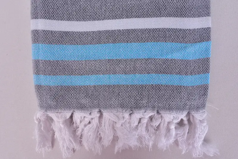 Personalized Turkish Towel, 70x40 Cotton Striped Towel, Custom Towel Beach, Monogrammed Beach Towel, Guest Towel, Personalized Gift, Employee Gifts - 7