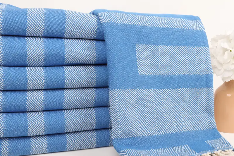 Spa Towel, Cotton towel, Hammam Towel USA, Monogram Towels, Large Turkish Towel, 68x38 Cotton Chevron Towel, Gift For Mom, Sand-resistant towel - 2