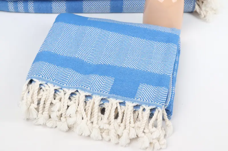 Spa Towel, Cotton towel, Hammam Towel USA, Monogram Towels, Large Turkish Towel, 68x38 Cotton Chevron Towel, Gift For Mom, Sand-resistant towel - 5