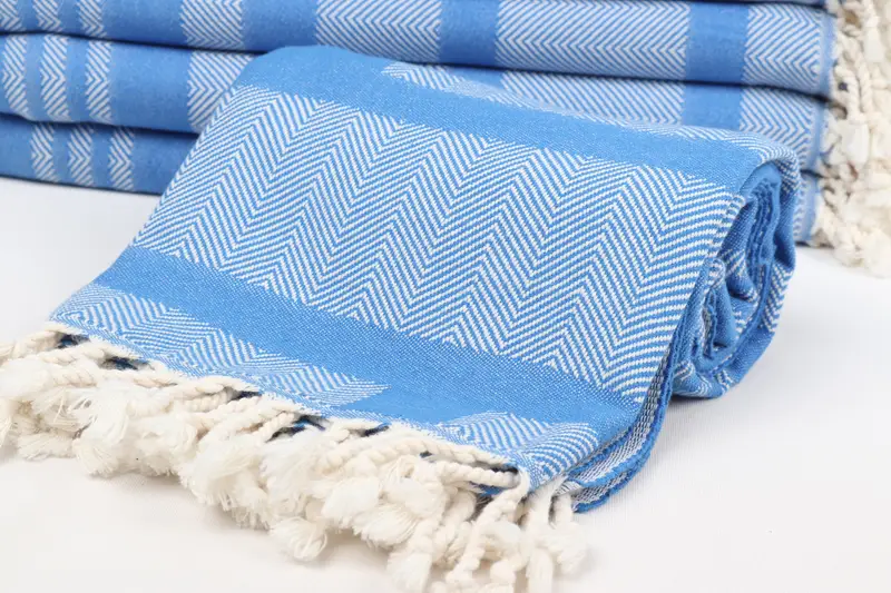 Spa Towel, Cotton towel, Hammam Towel USA, Monogram Towels, Large Turkish Towel, 68x38 Cotton Chevron Towel, Gift For Mom, Sand-resistant towel - 4