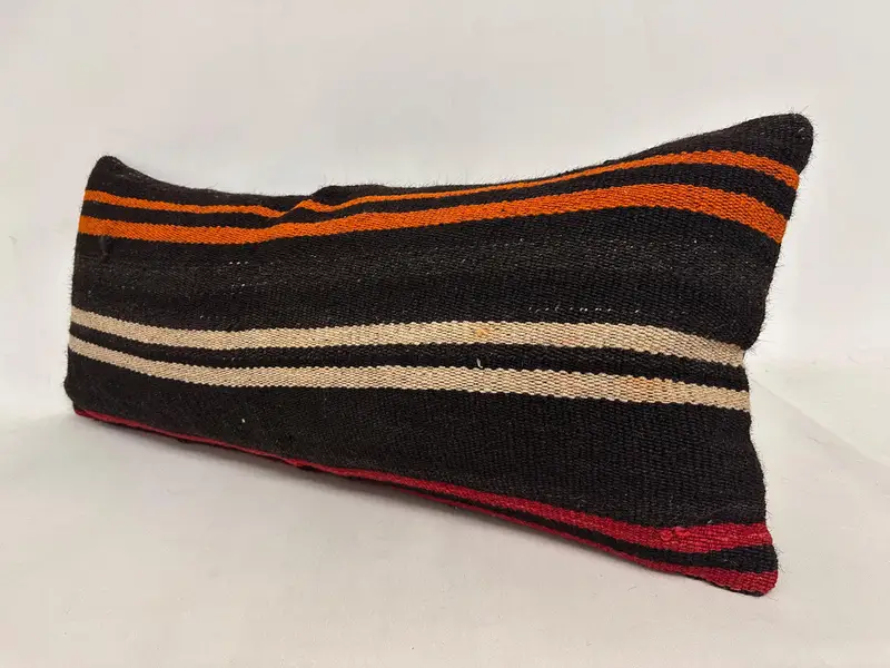 Pillow for Sofa, 16x36 Brown Pillow Case, Car Cushion Case, Cushion Cover, Luxury Cushion, Ethnical Kilim Rug Pillow, Turkish Kilim Pillow - 4