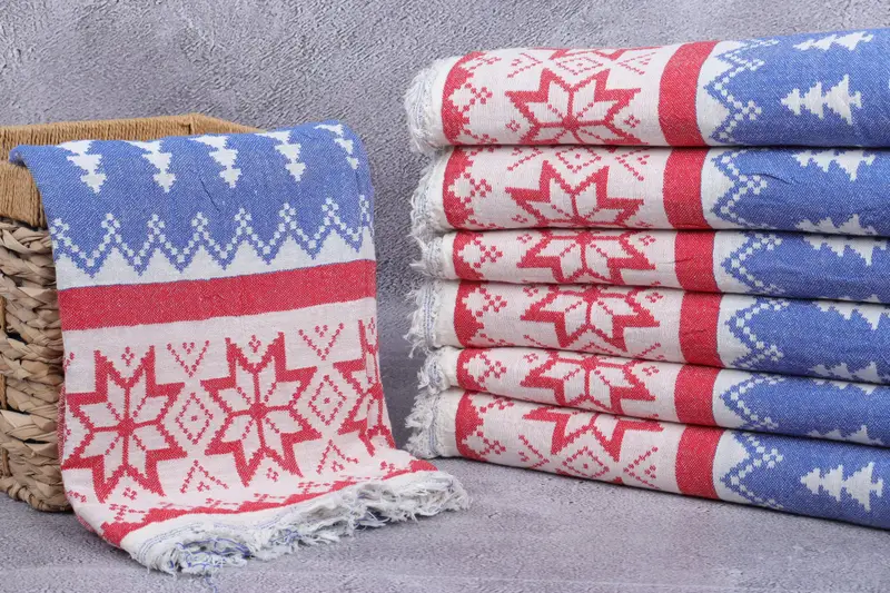 Fouta towel, Personalized Towel, Embroidery Towel, Welcome Wedding Gift, 80x40 Cotton Deer Patterned Towel, Housewarming Gift, Custom Wedding Gifts - 4