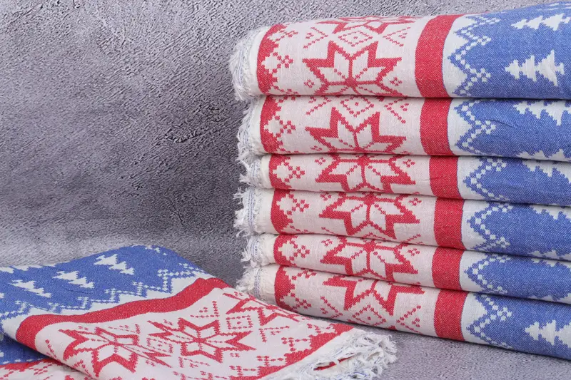 Fouta towel, Personalized Towel, Embroidery Towel, Welcome Wedding Gift, 80x40 Cotton Deer Patterned Towel, Housewarming Gift, Custom Wedding Gifts - 3