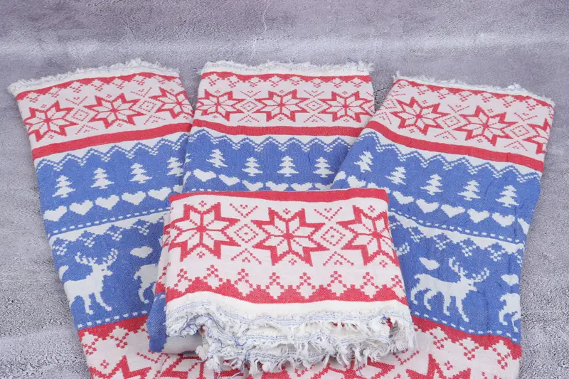 Fouta towel, Personalized Towel, Embroidery Towel, Welcome Wedding Gift, 80x40 Cotton Deer Patterned Towel, Housewarming Gift, Custom Wedding Gifts - 5