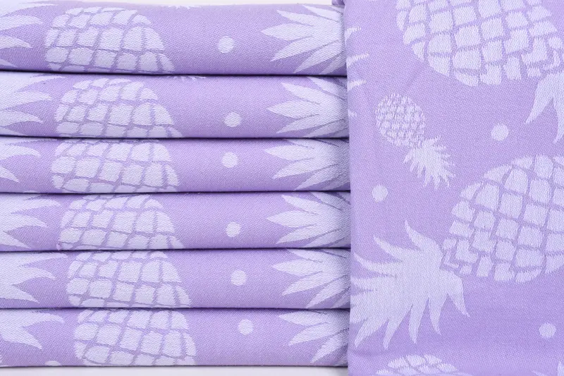 Sand-free peshtemal towel for the beach, Bridal Shower Favors, Valentines Gift, Handmade Gift, Home Decor Gifts, 70x36 Cotton Pineapple Design Towel - 3