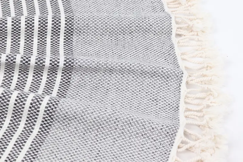 Organic Towel, Gift For Him, Personalized Gift For Her, 76x40 Cotton Striped Towel, Wedding Gifts Towel, Personalized Gifts, Embroidered Beach Towel - 8