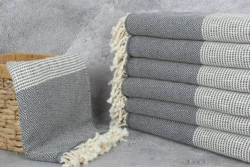 Turkish Towel Bulk, Handmade Turkish Towel, Turkish Towel USA, Cotton towel, 70x40 Cotton Chevron Towel, Bridal Shower Favor, Lightweight towel - 3